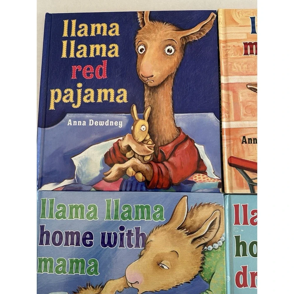 Llama Llama Anna Dewdney Hard Cover Books Red Pajama Holiday Drama Home/Mad Mama